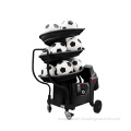 football automatic cutting pitching shooting machine